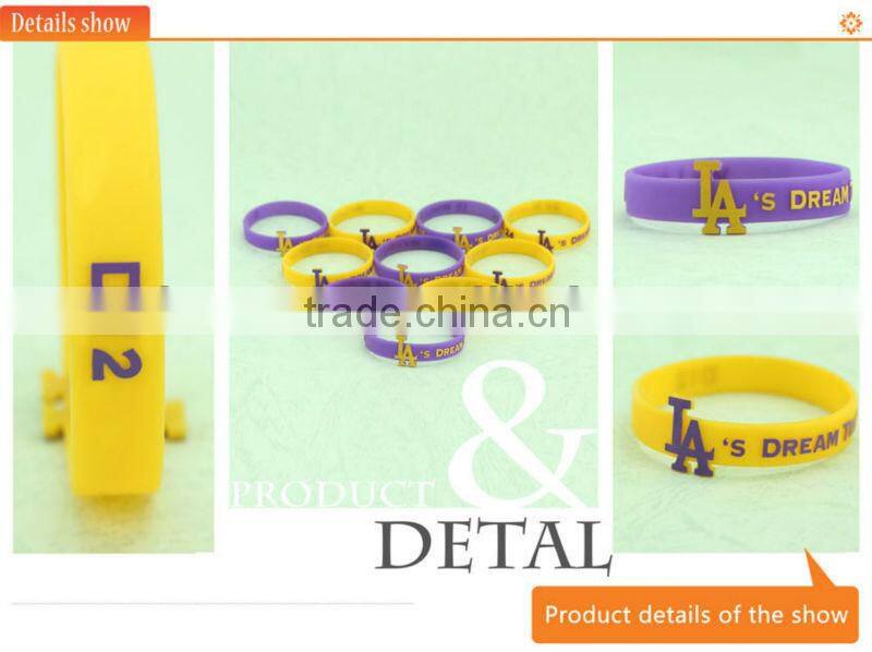 2014 newest custom design gift silicone rubber bangle
