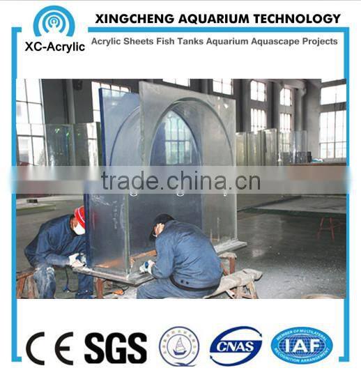 customized transparent jelly fish tank