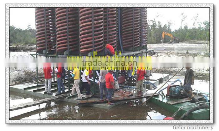Zircon sand mining equipment spiral separator