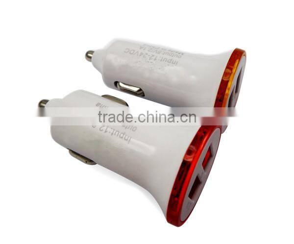 dc 12v-24v input car charger with 2.1A usb output