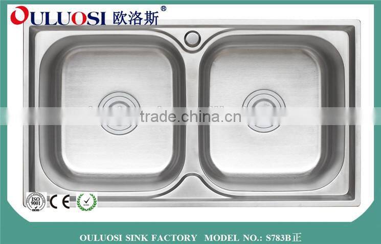 new design twins equal bowl kitchen sink manufacturers