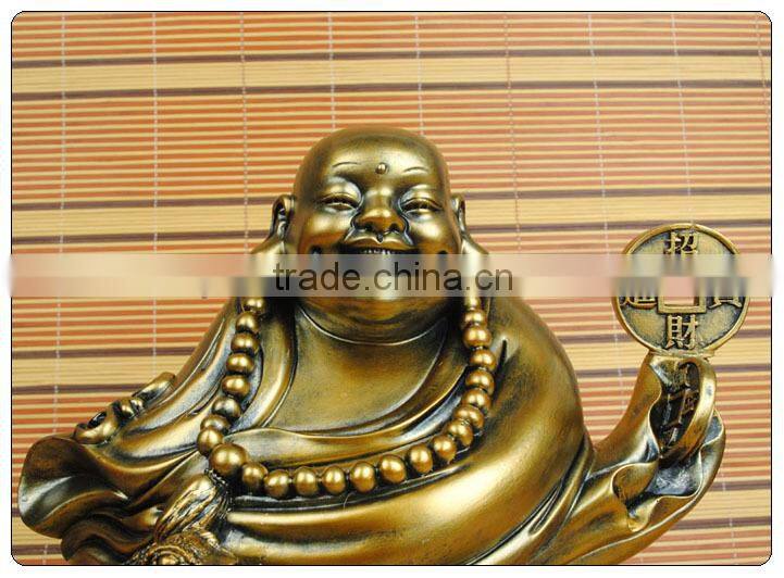 Antique color Table resin water fountain , buddha garden water fountain