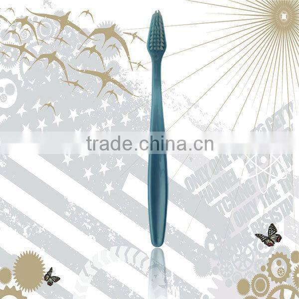 Colourful disposable toothbrush PP handle nylon bristle and toothpaste inside for hotel and SPA