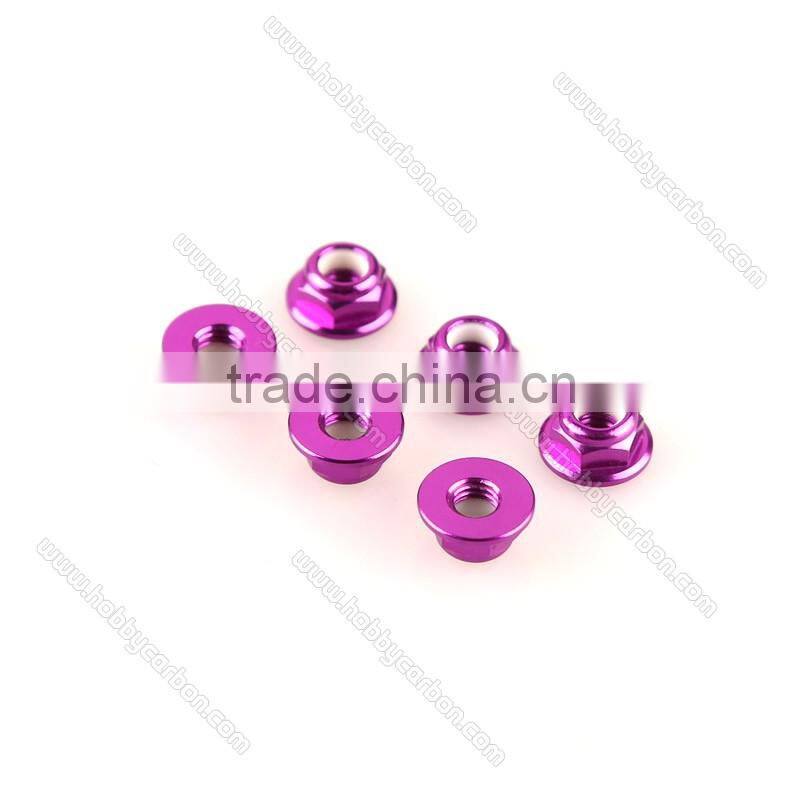 Hot sale aluminum flange lock nuts M5,stronge fastners M5 nuts for props