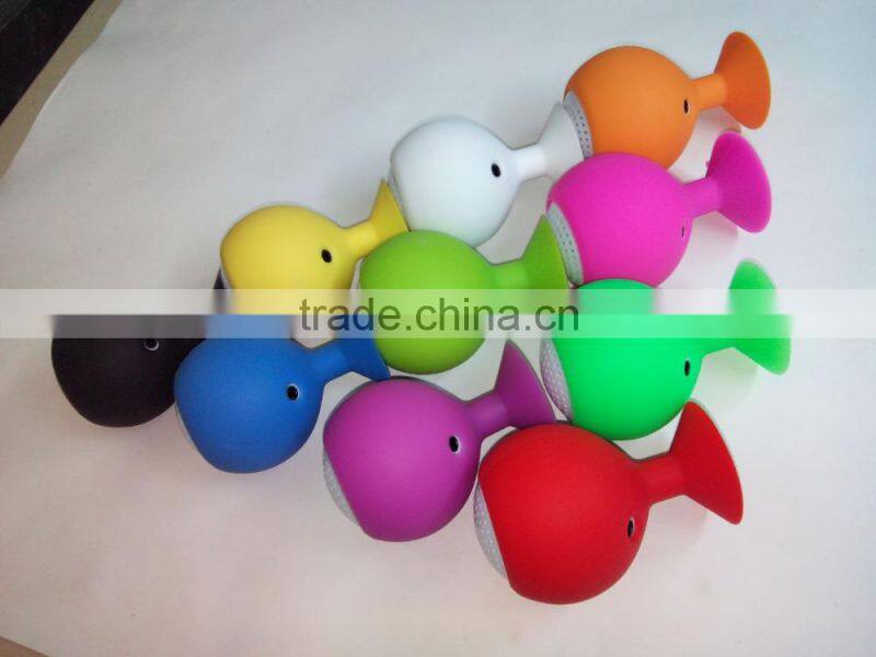 the best sale promotion gift speaker with dustproof waterproof silicone case for mobile phone tablet pc