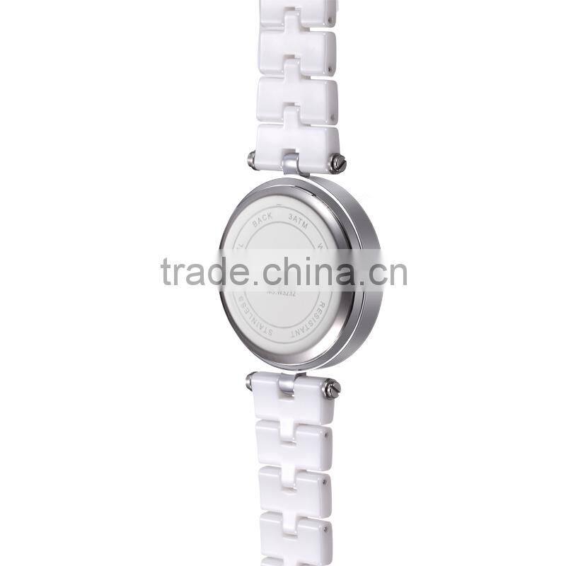 2014 New products butterfly dial ceramic watch