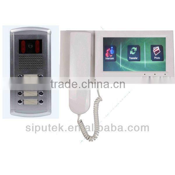 Commax touch key TCP IP outdoor android system for housing estate or card touch key outdoor monitor and micphone