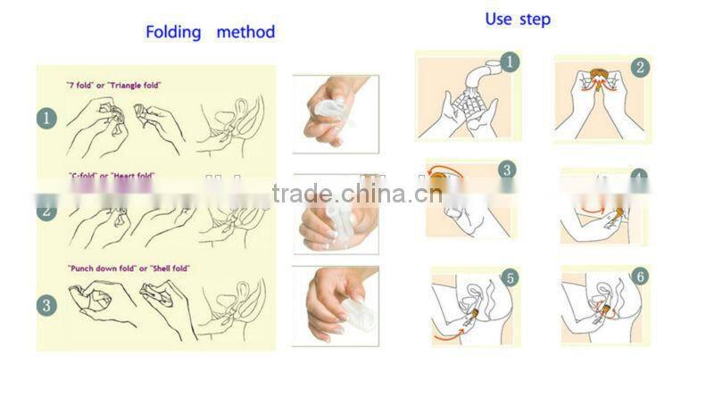 All medical grade silicone material made feminine used period cup accept 1 pc