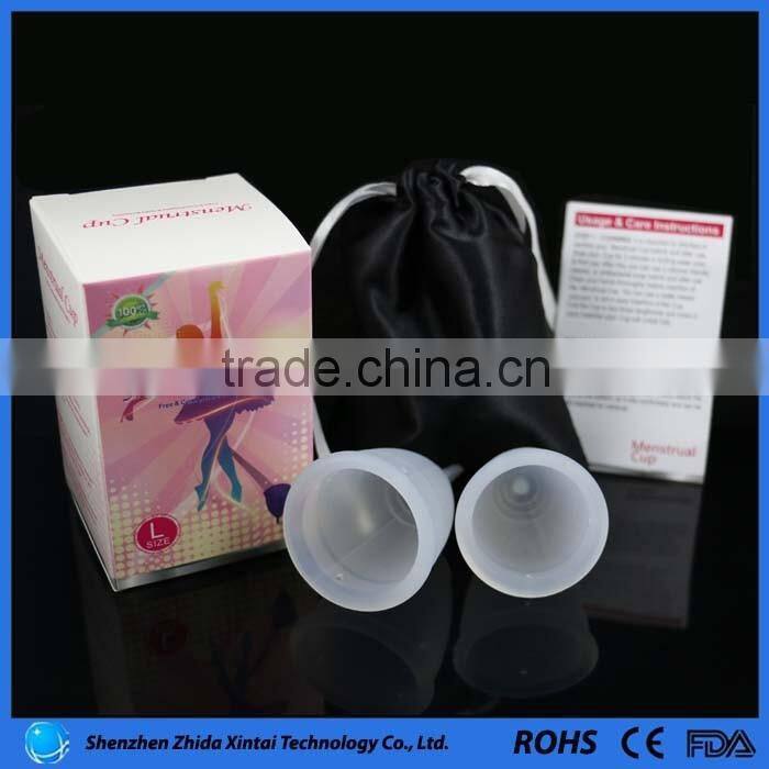 China Alibaba Hot Sell Lady Menstrual Cup Of High quality Shenzhen Supplier