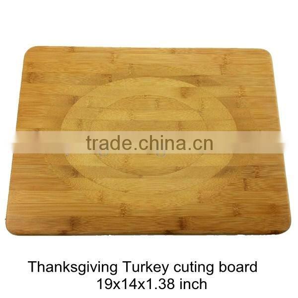 Extra large Bamboo turkey chopping board for a Thanksgiving Turkey