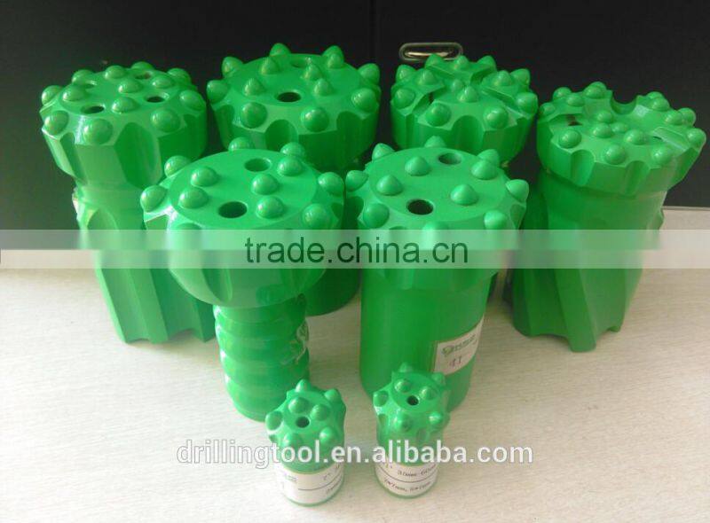 Hot Selling R38 / T45 Retrac Thread Button Bits with Drop Center for Rock Drilling