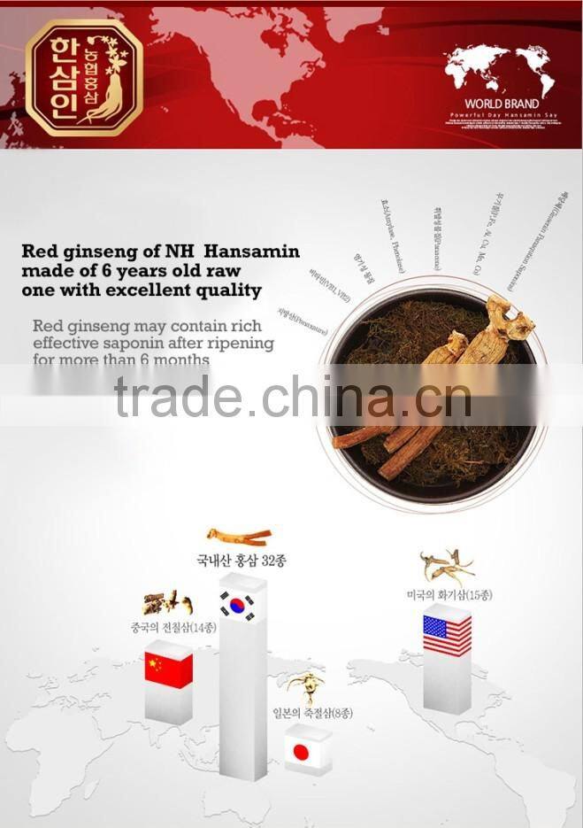 NH Hansamin Fermented Korean red ginseng drink for parents Health