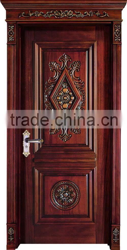 Customized solid wood interior door for villa YHB-1207