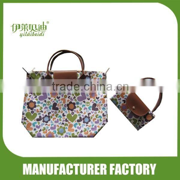 Foldable shopping bags with dot printed