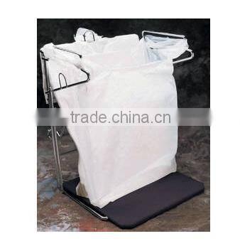 Plastic Disposable Bags, White, Case of 1000