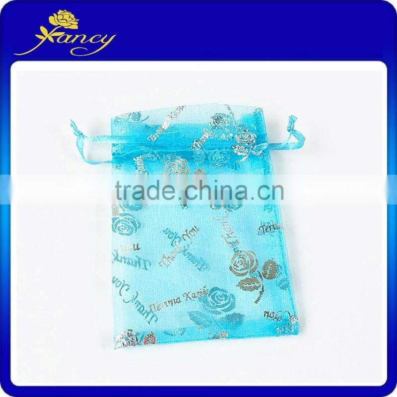 High Quality Custom Printed Organza Bag, Organza Jewelry bag