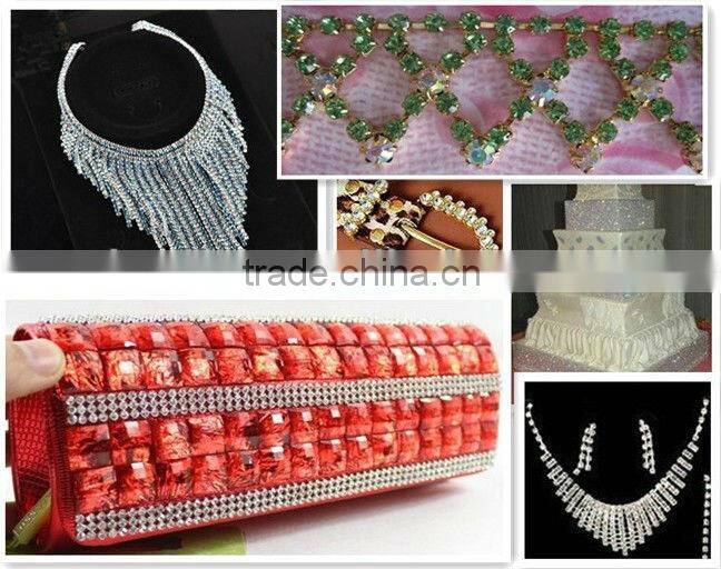cup chain ,rhinestone trimming for garments