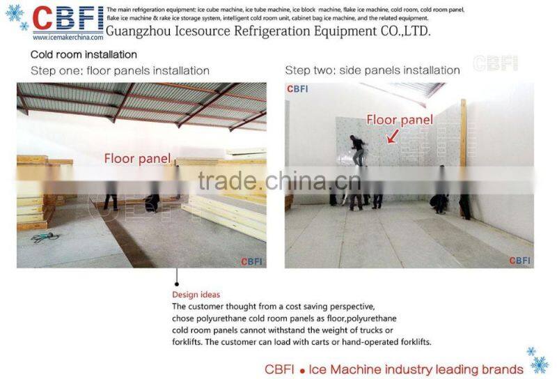 CBFI Zambia cold room project in 2015