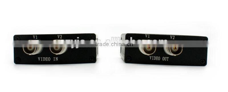 Digital Optical Fiber 2 Channel Video Converter Analog Digital Video Multiplexer