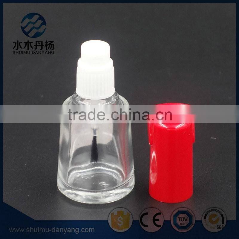 15ml luxury and cylinder glass nail polish bottles