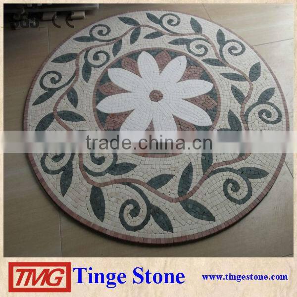 Beige Marble Stone mosaic For Hotel Use