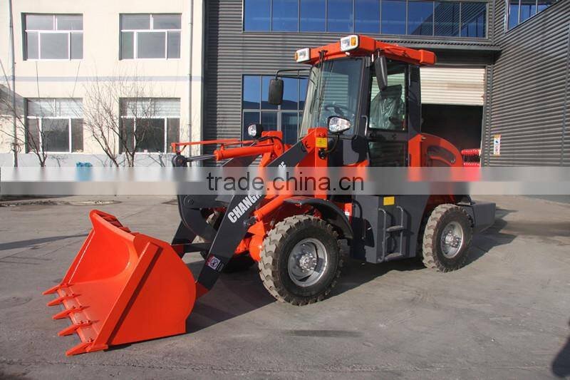 farm tractor 1t mini wheel loader with joystick and air condition for sale