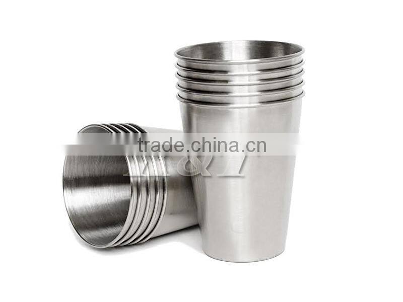 simple design stainless steel cup