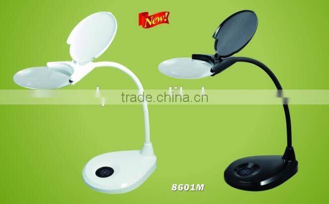 Led magnifier desktop led magnifying lamp table lamp magnifying glass
