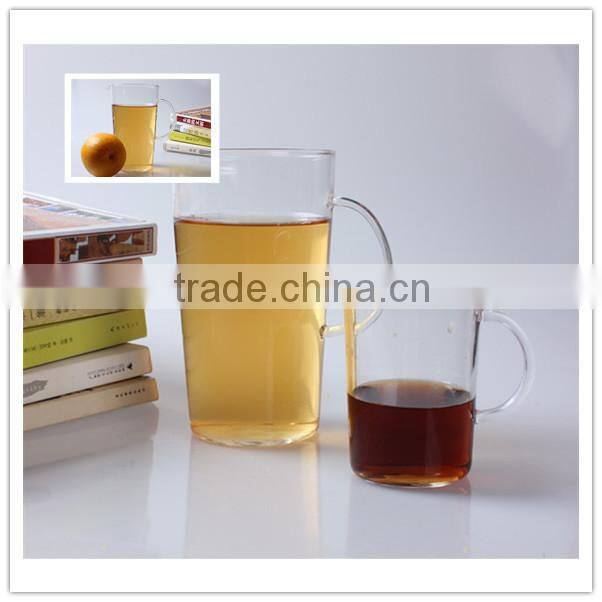 650ML factory customize scale large capacity wholesale pyrex glass measuring cup with handle