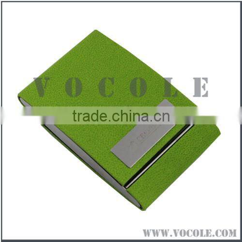 Stylish Metal Leather ATM Card Holder