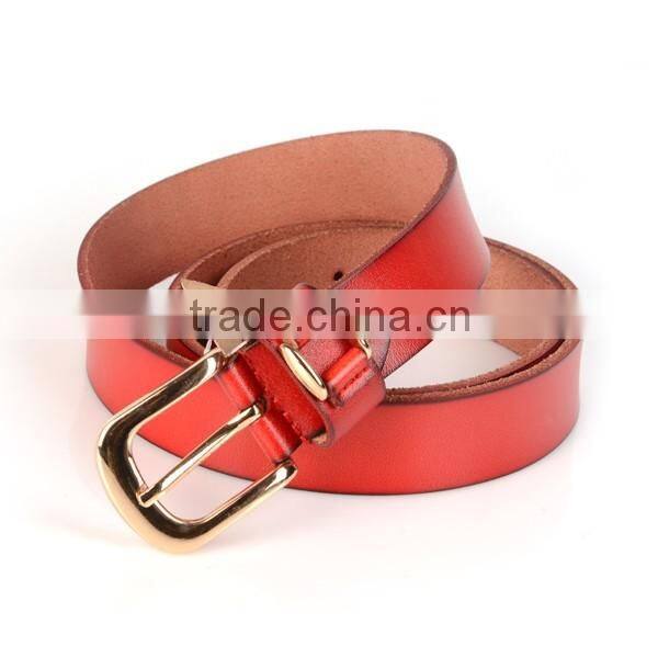 Fashion genuoine leather belt pin buckle