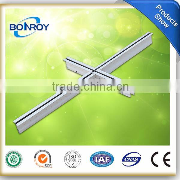 Galvanized Steel Ceiling Black Groove T Grid