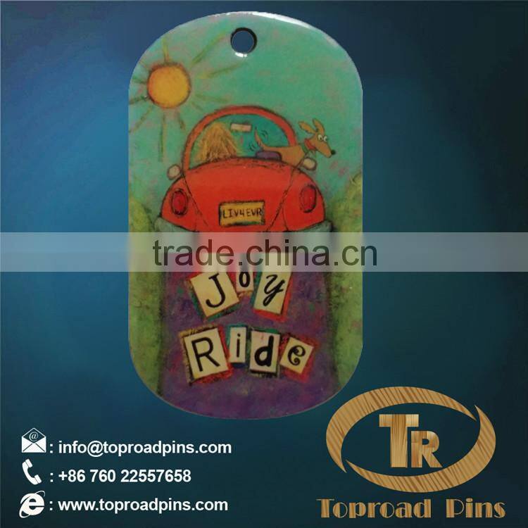 Mini brand new design ideas dog tag accepted custom processing