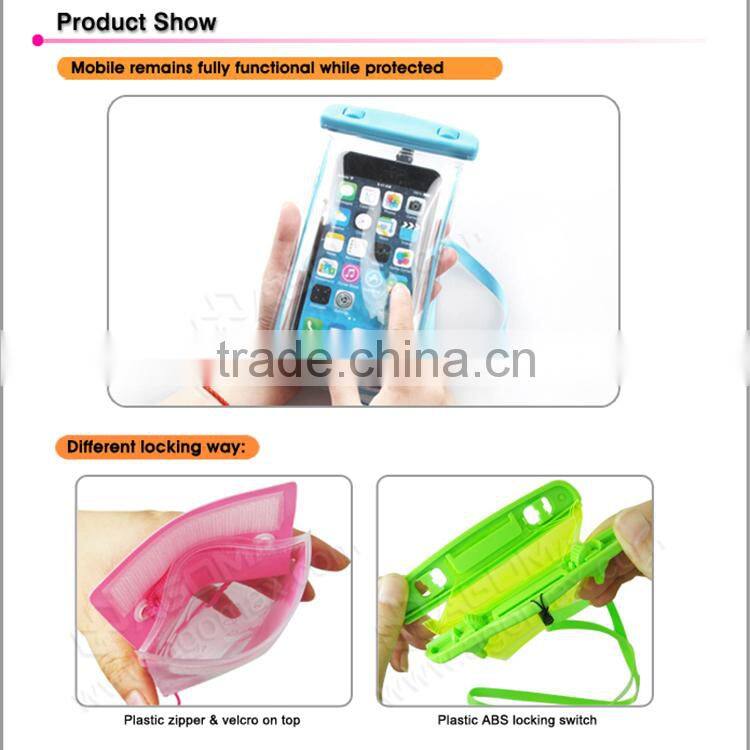 Customized OEM classic gift fashion pvc dry phone case