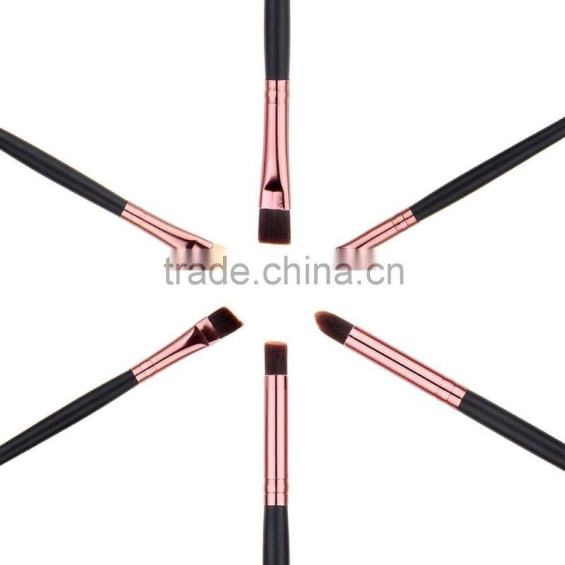 6pcs Makeup Eyeshadow Nose Shadow Smudge Brush Set Makeup Tools Kit