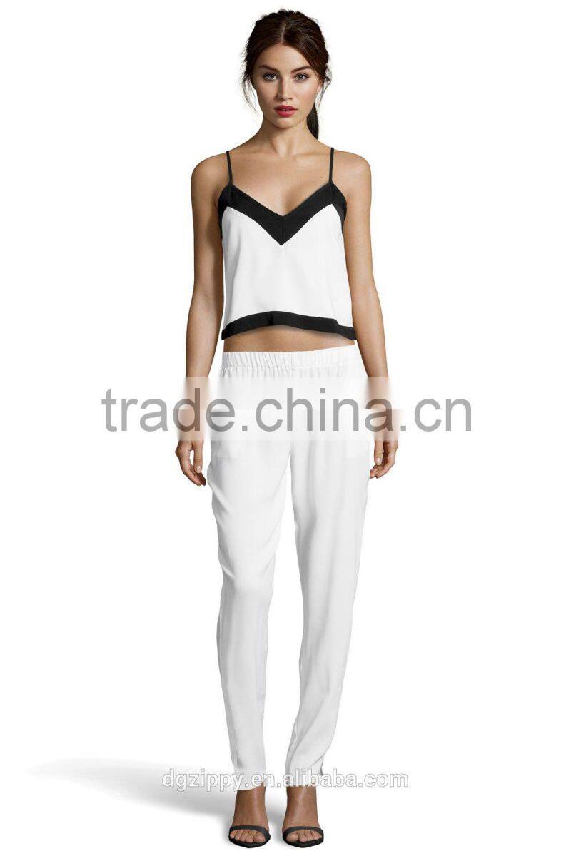 New Arrival Sexy Women Boutique Elasticated Waist Tailored Pants
