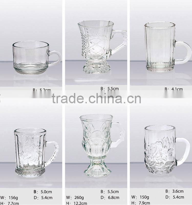 Clear icecream glass cup, pudding glass cup, milk tea glass cup