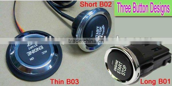 Start stop button keyless entry push button start for Toyota Hilux car alarm remote keyless starter