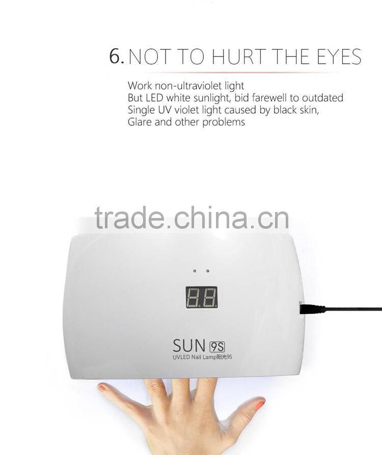 2016 new portable USB 24w sunlight led nail lamp, uv lamp for nail art
