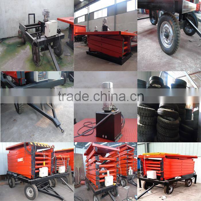 300kg hydraulic mobile elevating work platforms