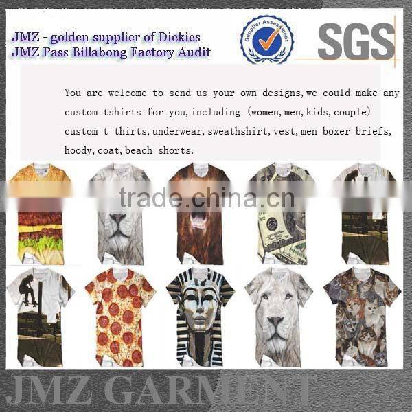 Customized tshirt cotton wholesale tshirt with your own design