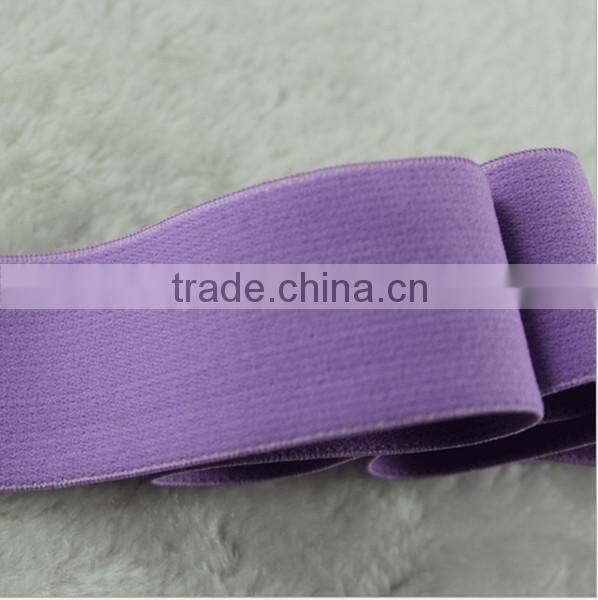 High quality 100% cotton jacquard elastic for clothing