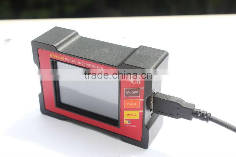 DMI820 Dual axis Calibration Of Inclinometer Bevel Box Inclinometer With Touch Screen Design, deg/mm Dual Units Switch Funciton