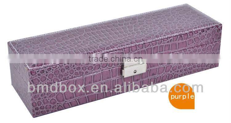 wholesale return gifts 7 slots handmade leather watch storage boxes