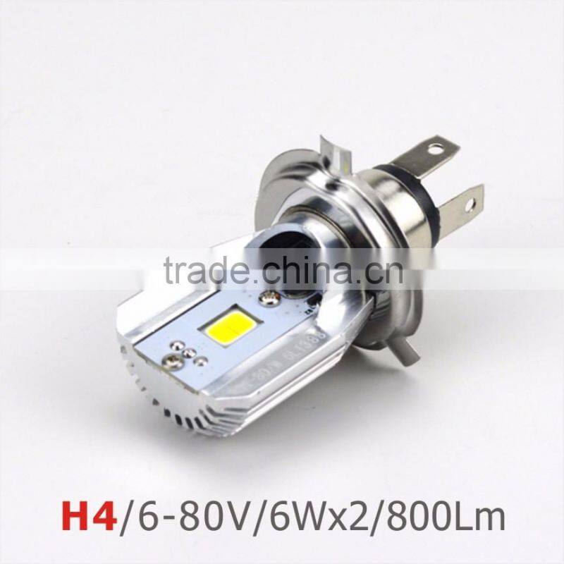 12 volt led lights motorcycles ba20d led H4 led motorcycle headlight bulb