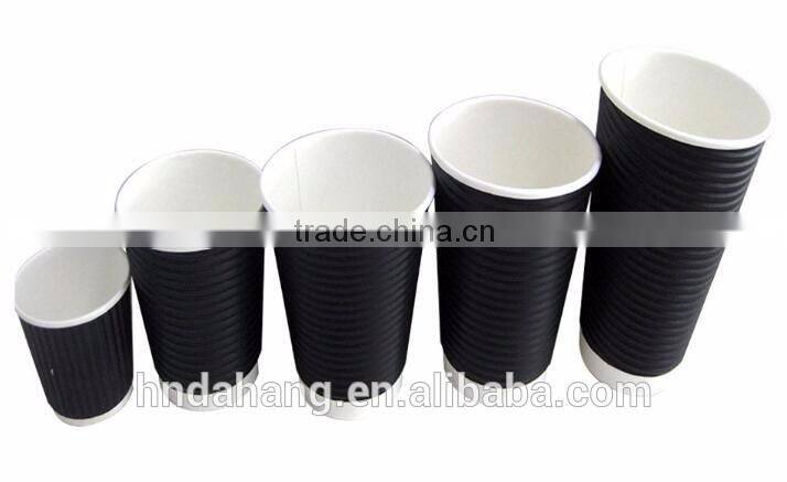Disposable profassional corrugated paper cup
