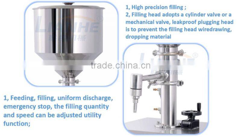 Trade Assurance Semi-Auto Cream Lotion Filling Machine,Ketchup Filling Machine