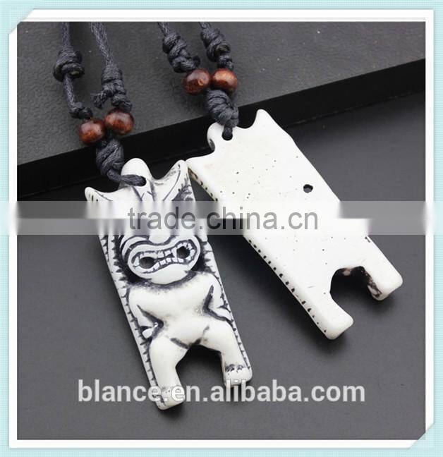 resin tiki statuette Hawaiian God small figurine