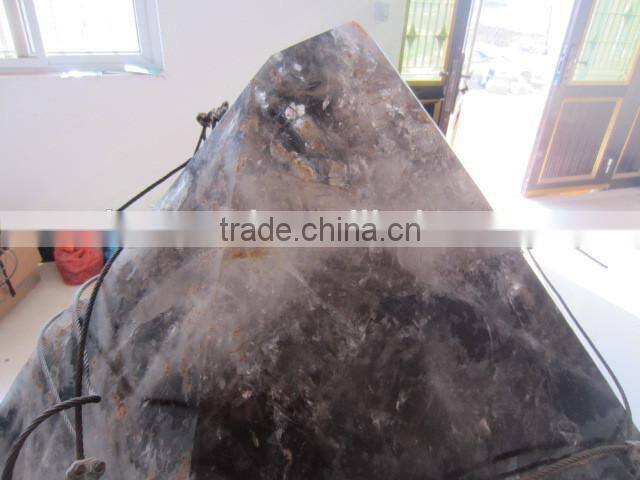 rock black crystal quartz stone