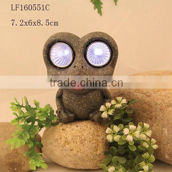 resin frogs solar led lights for crafts